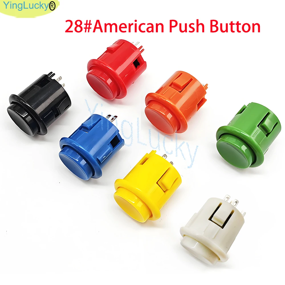 

Новая 28-мм кнопка-джойстик в американском стиле Happ для игровых автоматов, контроллер без задержки для пинбола