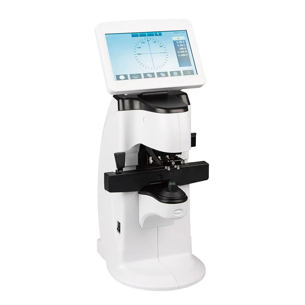 FLM600 Auto Lensmeter Digital Lens Meter Automatic Focimeter With PD PH UV Tester Thermal Printer