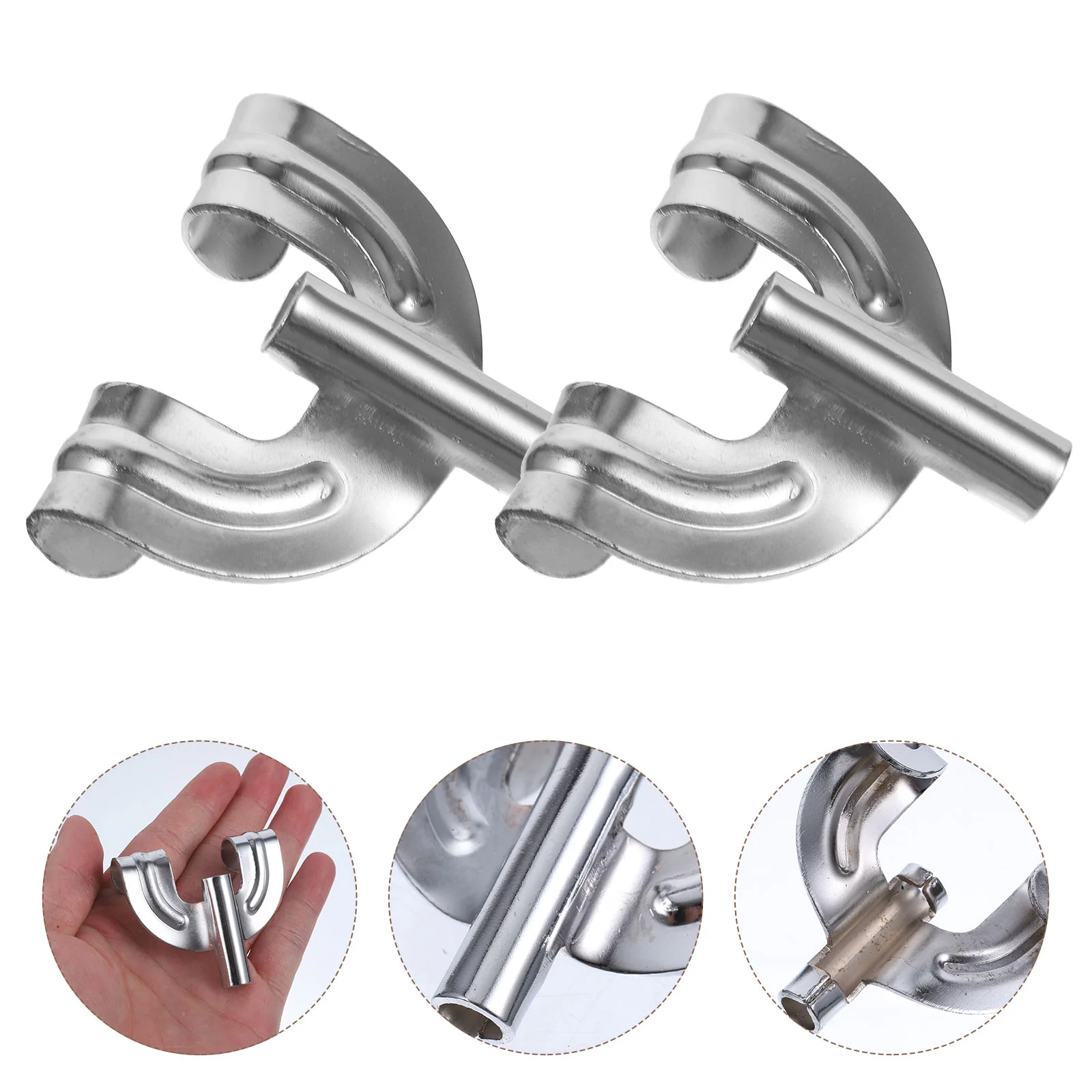 10Pcs Plating Bass Drum Claw Hook For Drum Percussion Instrument Parts Drum Hook Percussion Instrument Claw Metal Mount Hooks