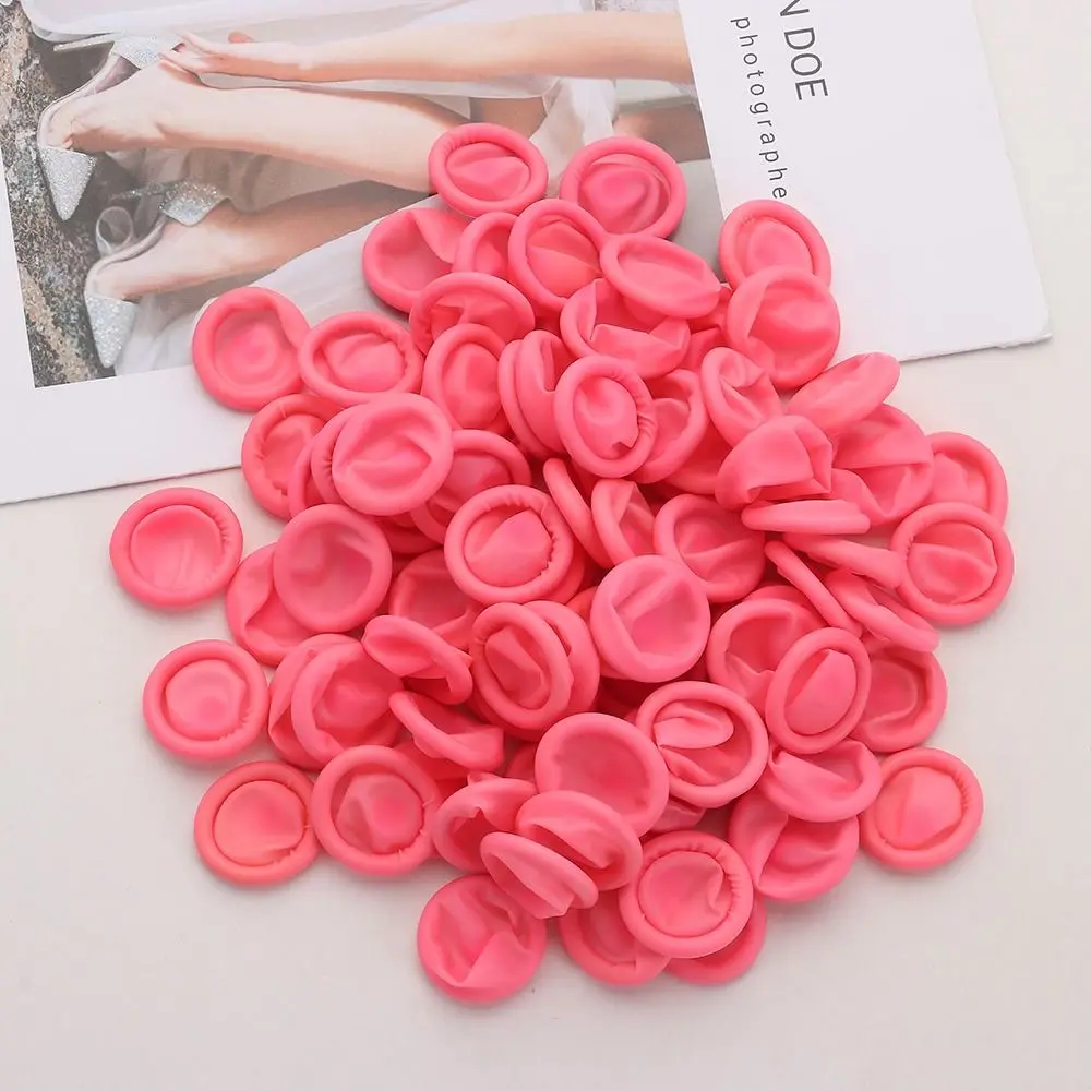 100/300PCS Anti-static Nail Art Tool Disposable Fingertips Protector Gloves Finger Cover Rubber Gloves Finger Cots