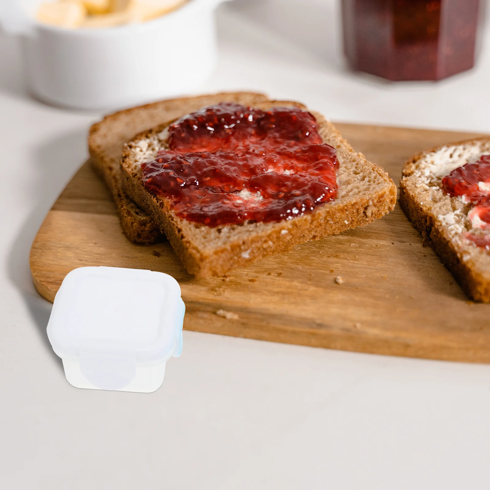 

3pcs Plastic Food Storage Containers 1200Ml For Fridge Vegetable Fruit Preservation Freezer Box Bpa Free Sealed Container