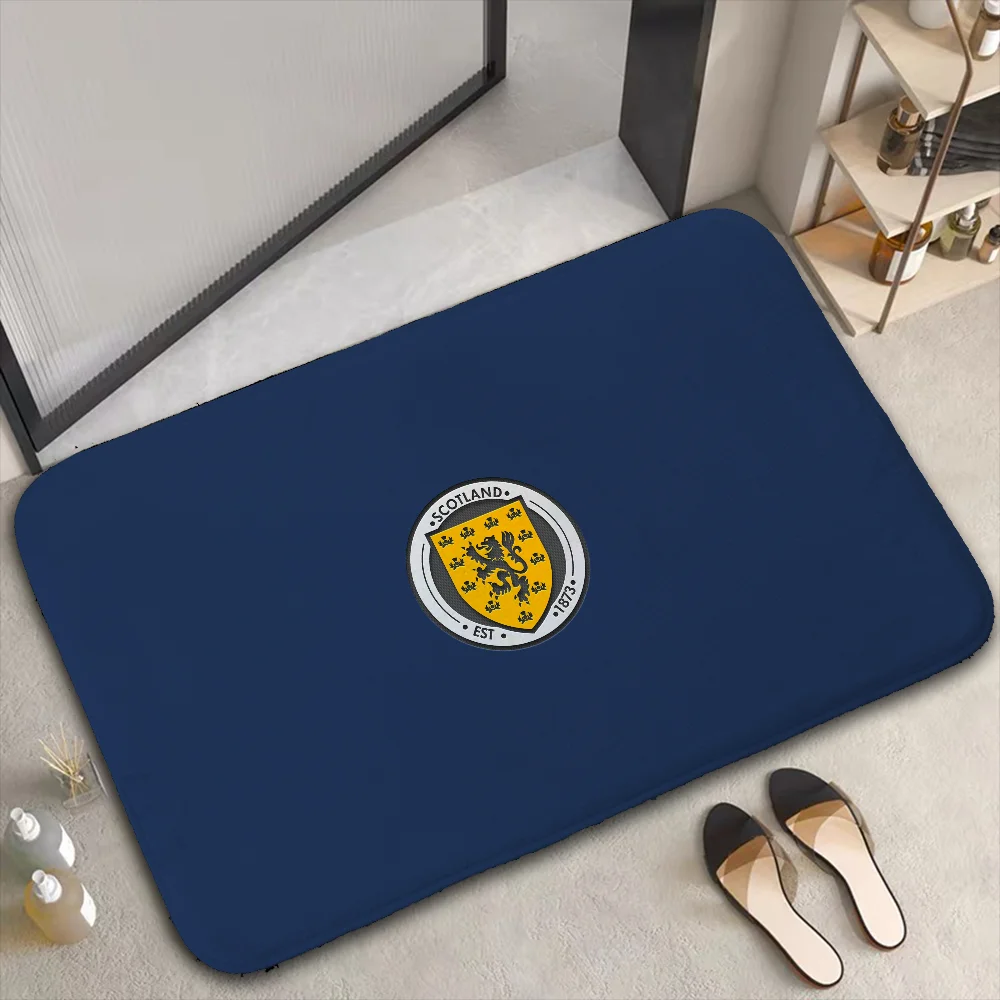 Room Mats Bathroom Mat Door Mat Scotland National Team Prayer Rug Carpet for Kitchen Rugs Foot Floor Bath Non-slip Entrance Home