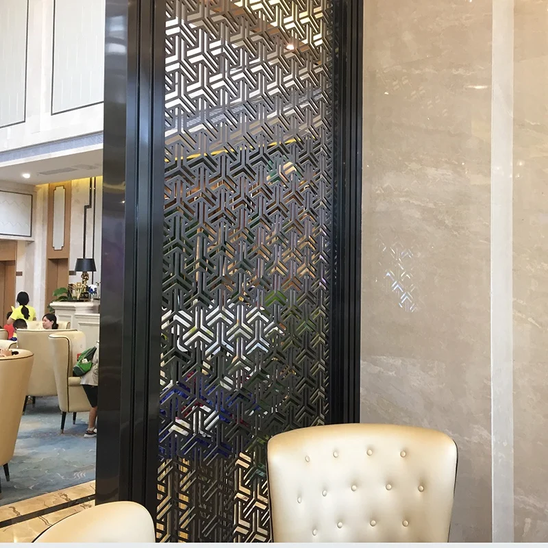 Modern and Classic Design Laser Cut Decorative Metal Wall Partition Screens & Room Dividers for Office Space