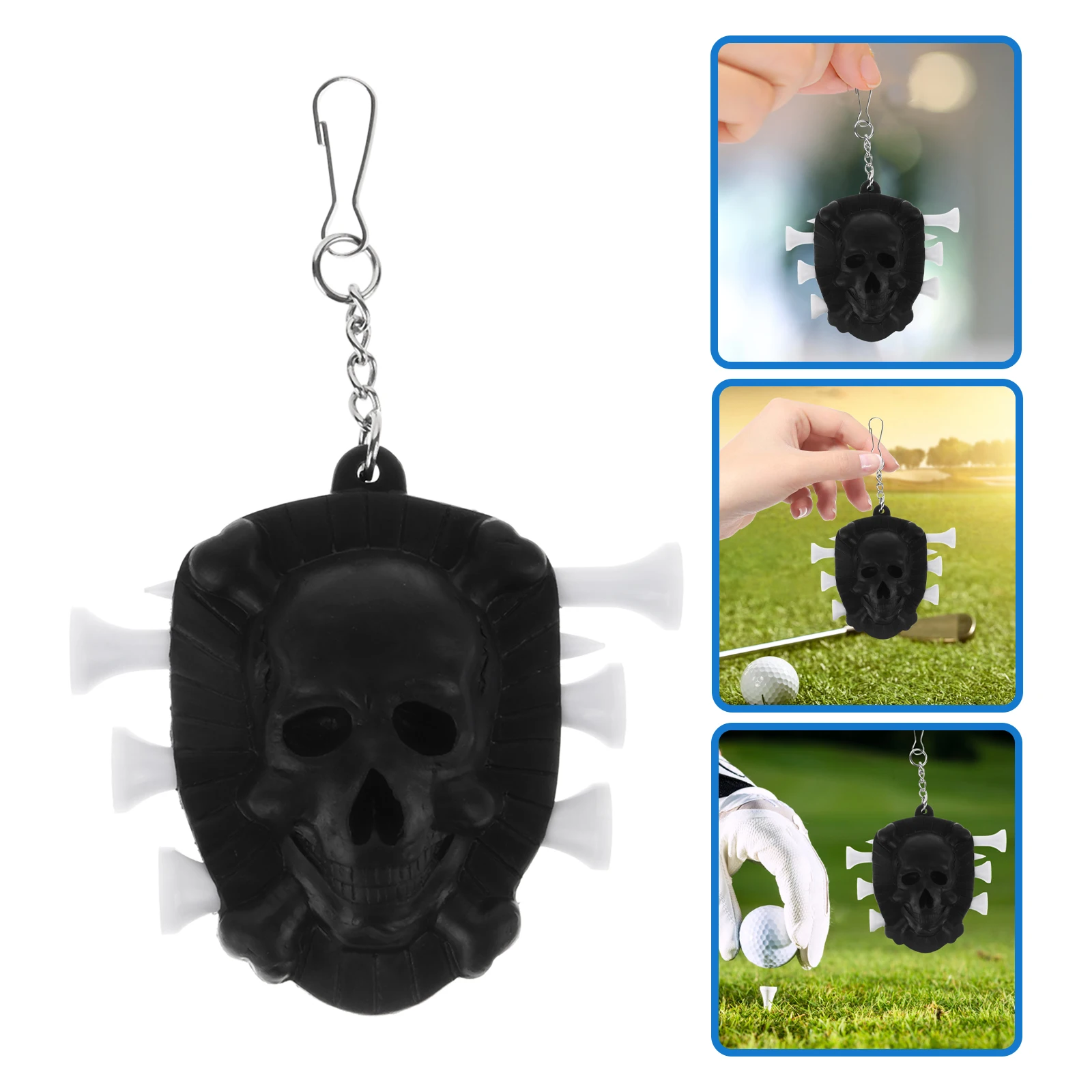 

1Set Durable Golf Tee Holder Tpe Soft Vinyl Hanging Golf Tees Organizer Portable Lightweight Carrier Tee Holder for Golfing