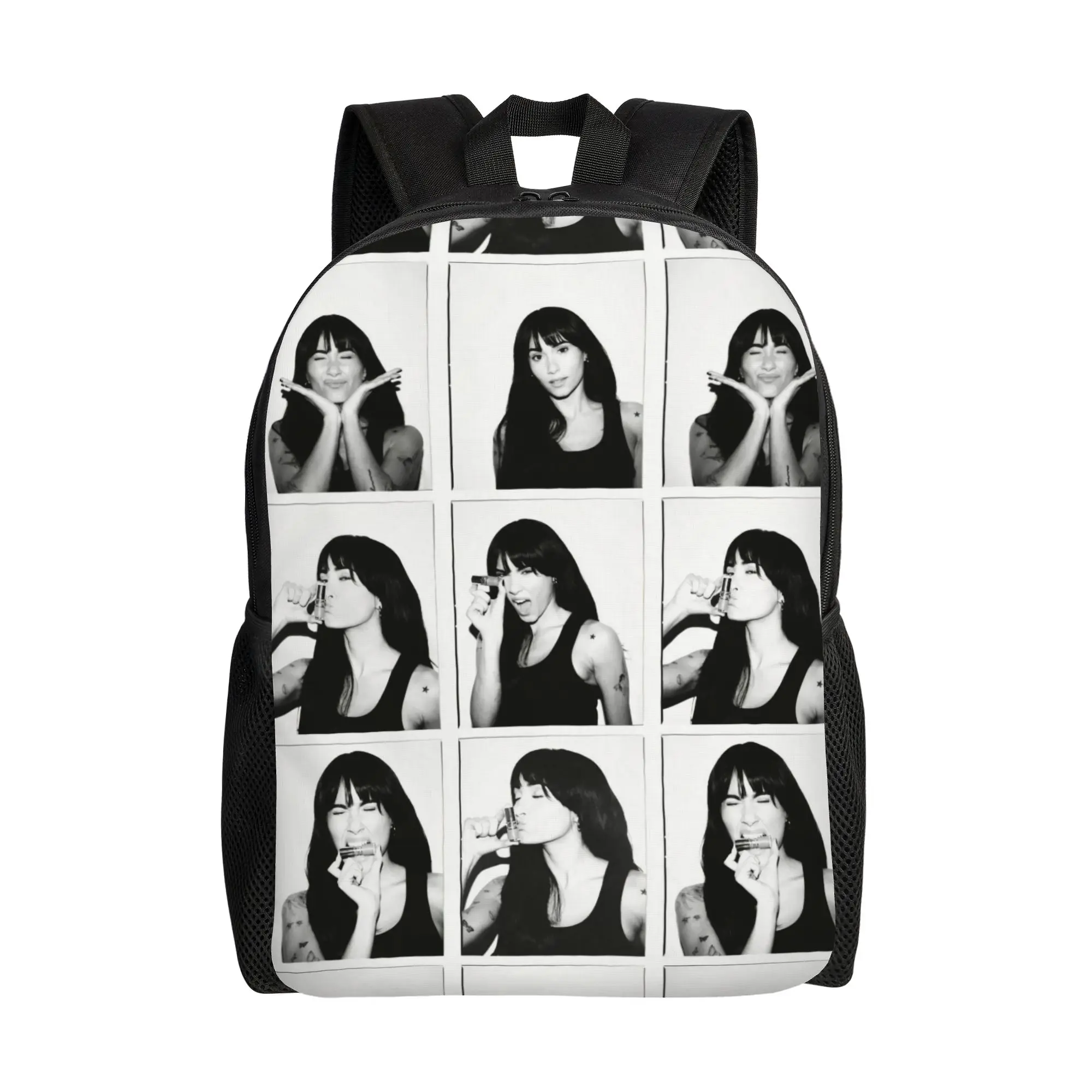 

3D A-Aitana Spanish Singer Backpack Boy Girl Breathable Backpacks Polyester Leisure High School Bags Outdoor Design Rucksack