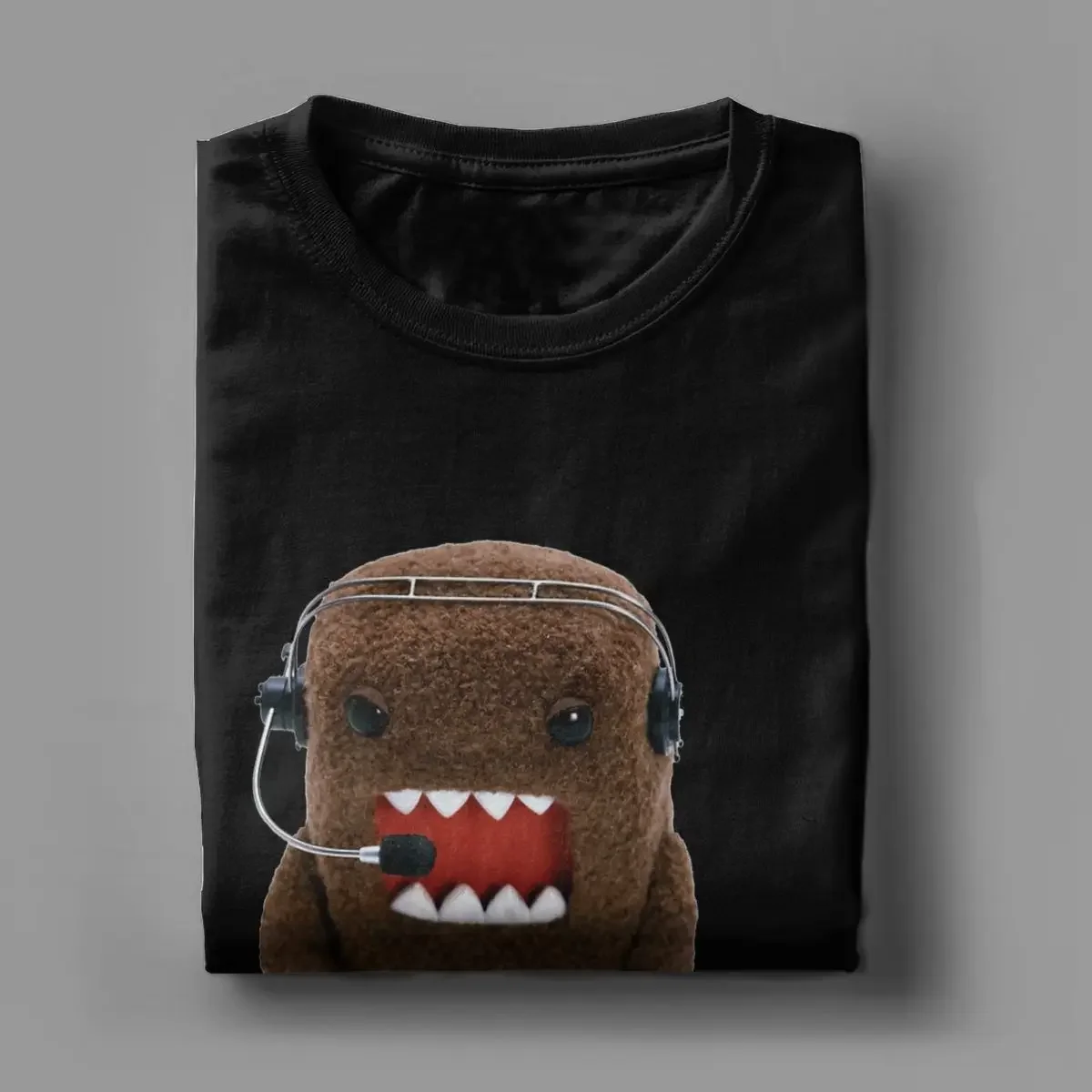 Men\'s T-Shirts DJ Domo Kun Doll Amazing 100% Cotton Tee Shirt Short Sleeve T Shirt Crewneck Clothes Unique