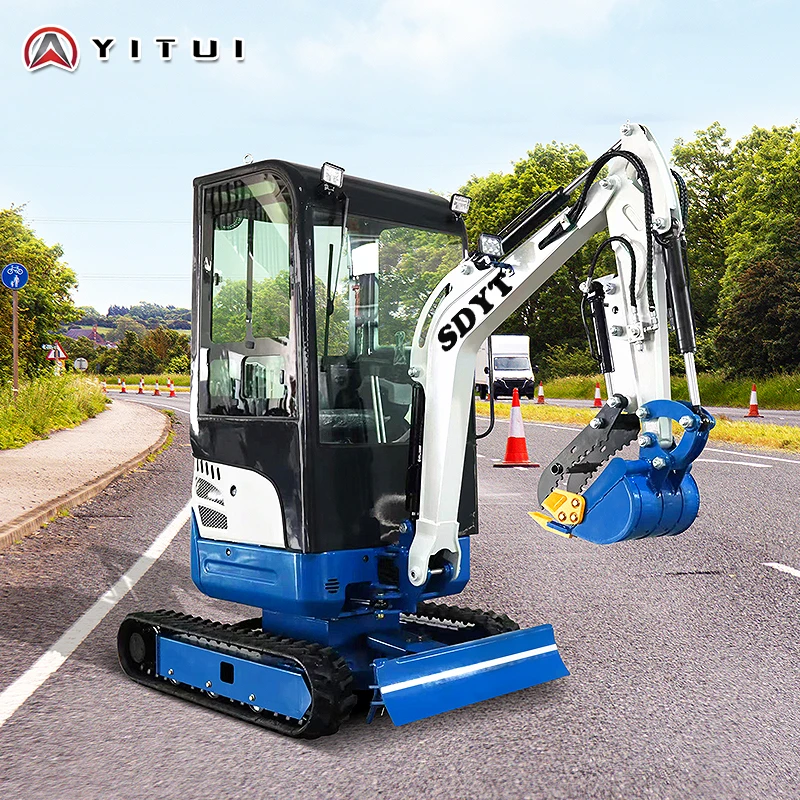 

The Latest 1.2 Ton Mini Excavator Multfunction Mini Digger And Epa Euro 5 Cab Mini Excavator Can Be Customized