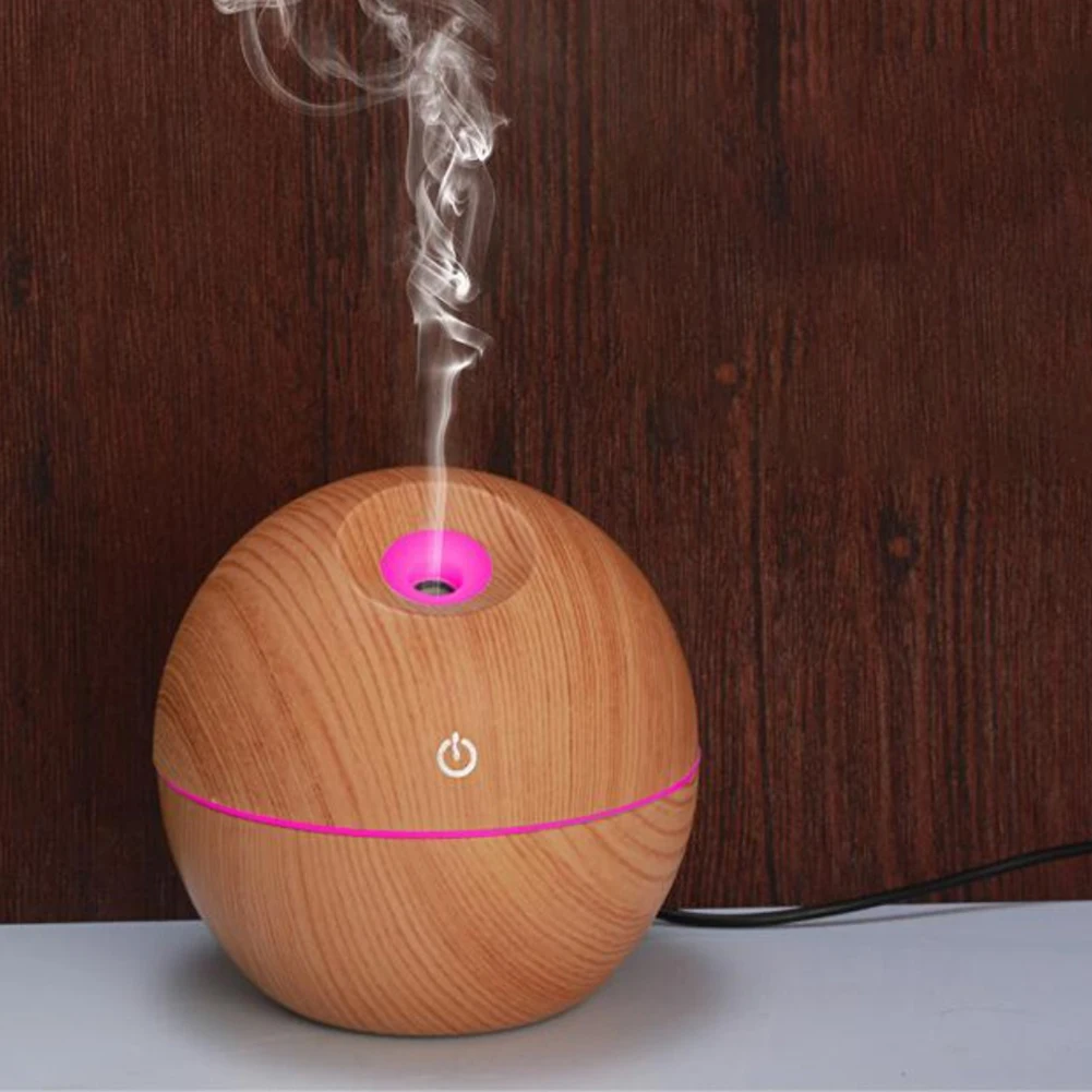 130ml USB Humidifier with Essential Oil Diffuser and Colorful Lights for Creating a Comfortable Environment in Car or Home