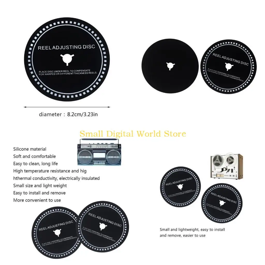 

77UB NAB Adapter Spacer for Reel to Reel Tape Recorder Round Adjusting Disc Gaskets 0.3 0.4 0.5 0.6 0.7 0.8 0.9 1.0 1.1 1.2mm