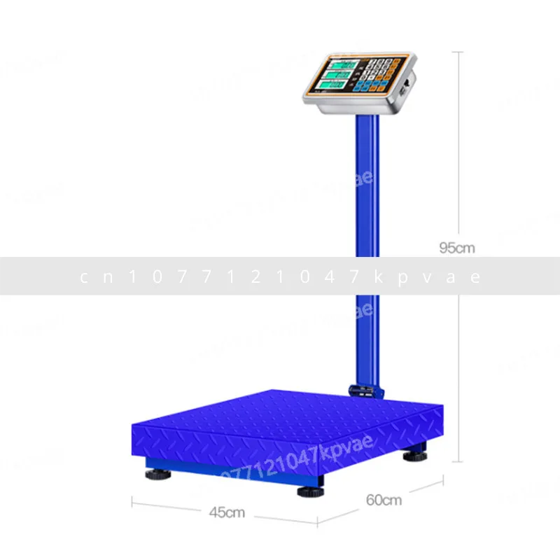 100kg Electronic Scale,Commercial Platform Scale, 150kg Estimated Value,Small Household Scale, 30X40CM Electronic Platform Scale