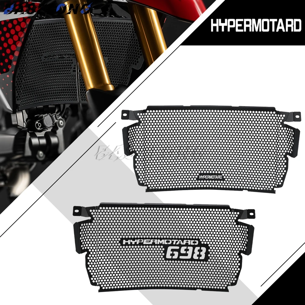 

Motorcycle Accessories Radiator Grille Guard Protector Cover For Ducati Hypermotard698 Hypermotard 698 Mono RVE 2024 2025 2026
