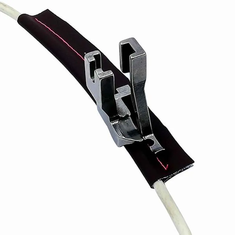 Industrial Walking Foot Sewing Machine Parts, Welting Presser , 2.5mm/4mm/5.5mm, All Steel Inner And Outer