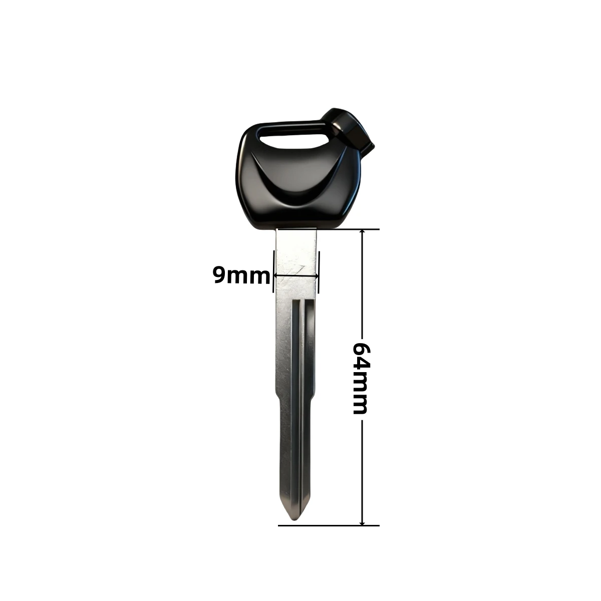 Motorcycle Key For Honda 62mm Anti-Theft Lock Silver Wing Replacement Uncut Blank Key for 600 400 FAZE 250 ABS Scooter