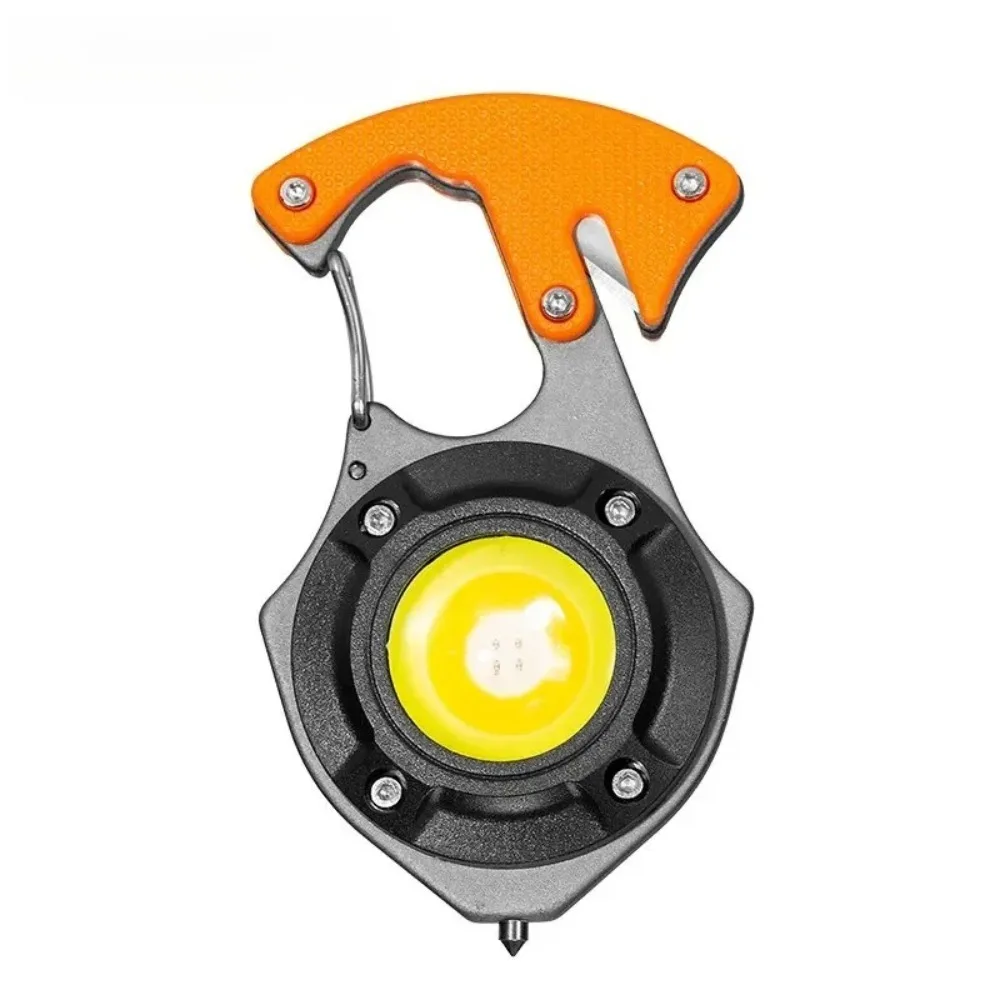 متعددة الوظائف المحمولة تسليط الضوء على الضوء نوع-c شحن سريع سعة كبيرة عمر البطارية المفاتيح مصباح COB مصباح يدوي