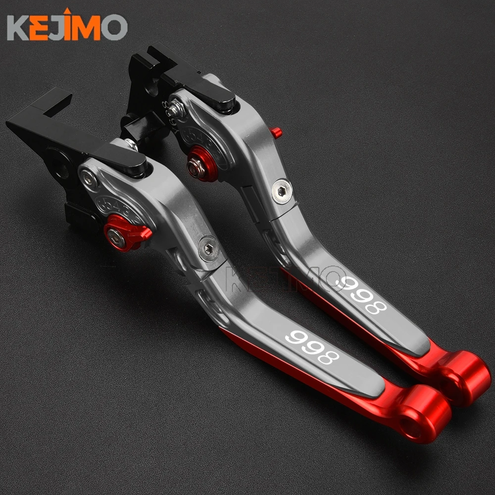 998 B S R ل DUCATI 998B 998S 998R 1999 2000 2001 2002 2003 CNC قابل للتعديل للطي دواسة فرامل العتلات مقابض قابلة للتمديد رافعة #3