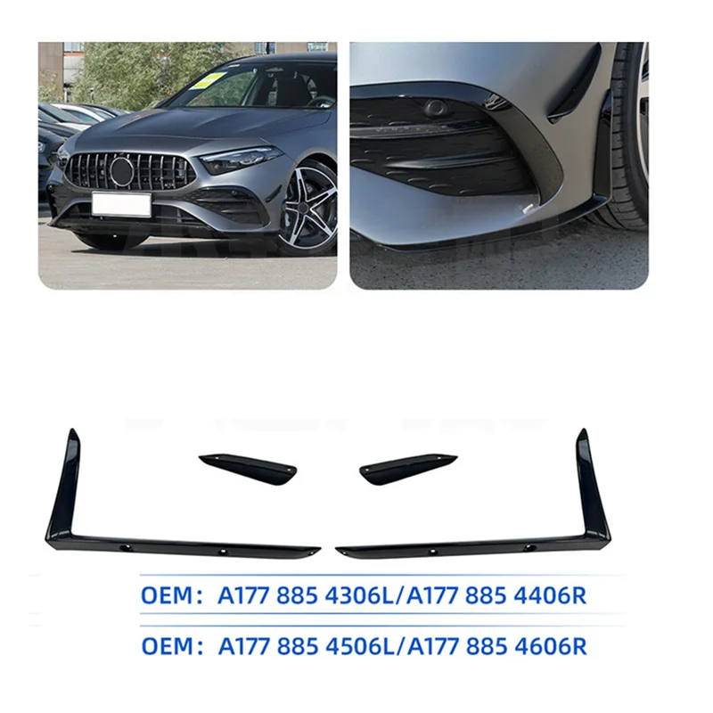 

Front Bumper Wind Knife Trim A1778854306/A1778854406 Long Wind Knife Trim, Front Bumper Wind Knife Kit-A97E