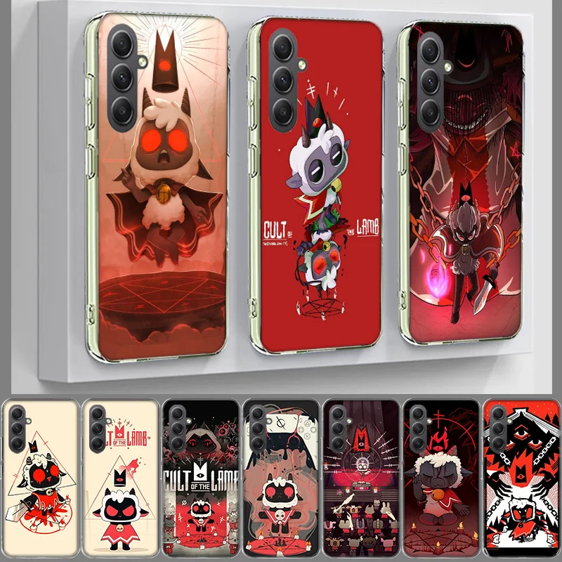 Game C-Cult Of The Lamb Cover For Samsung A54 A34 A24 A14 A53 A33 A23 A13 A52S A32 A22 A12 Phone Galaxy A03 A04 A02S A42 A73 TPU