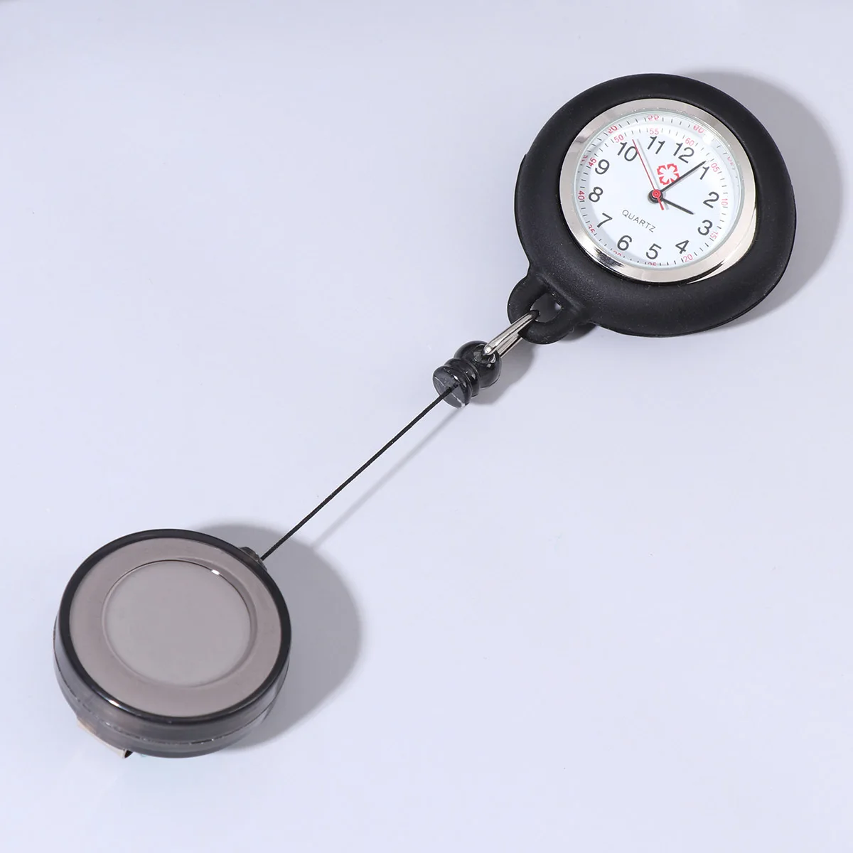 ساعة جيب بكرة ممرضة للنساء والرجال والطلاب، ساعة فوب مضيئة معلقة، خفيفة الوزن ودقيقة #1