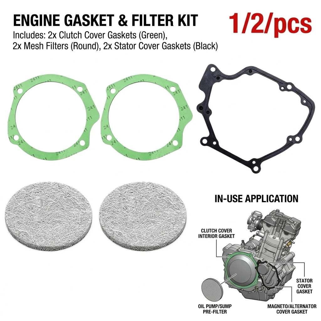 1/2PCS Burner Screen Mesh & Gasket Kit for Webasto Thermo Top C/E/Z Diesel Heater Designed for maintenance and repair of Webasto