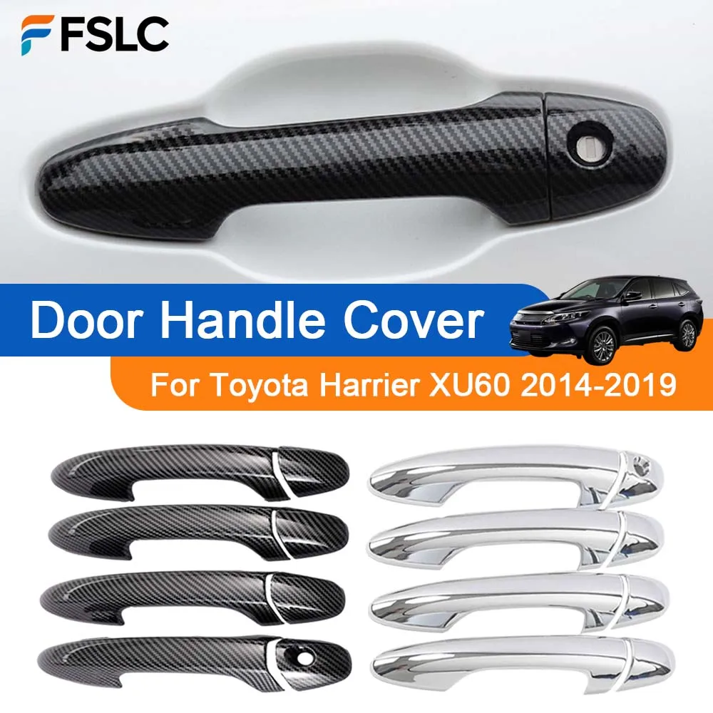 

Cars Accessories Door Handle Cover For Toyota Harrier XU60 2014-2019 Car Decoration Styling Upgrade Modify A Car