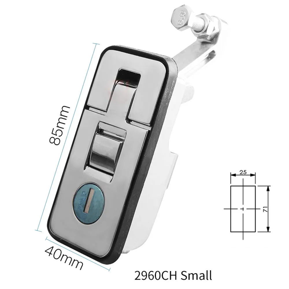 

1PC RV Car Door Lock Recessed Mounted Compression Latch & Key For Boat Yacht Camper Trailer Motorhome Caravan Cabinet Tool Box