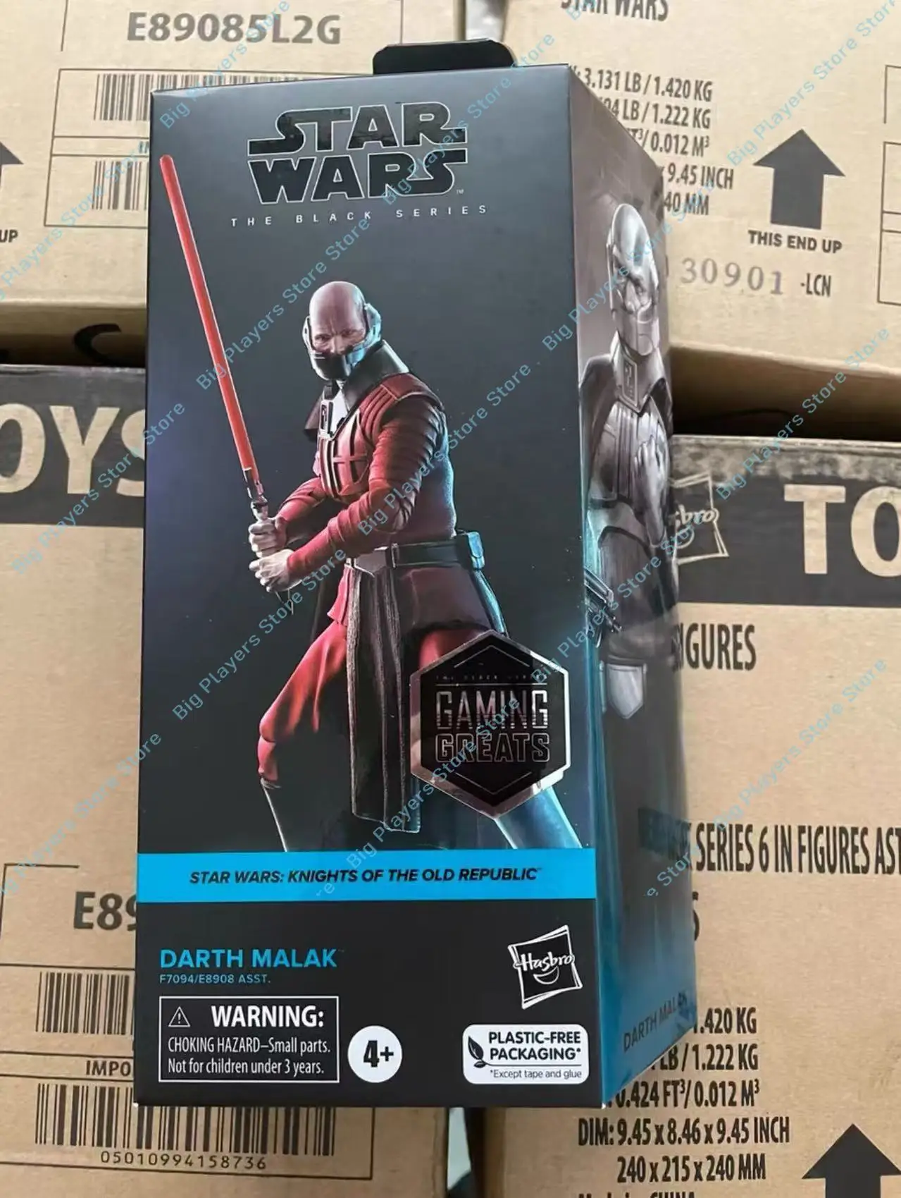 

Hasbro Star Wars Dasmalak Sith Lord Old Republic Samurai 6 Inch Black Box