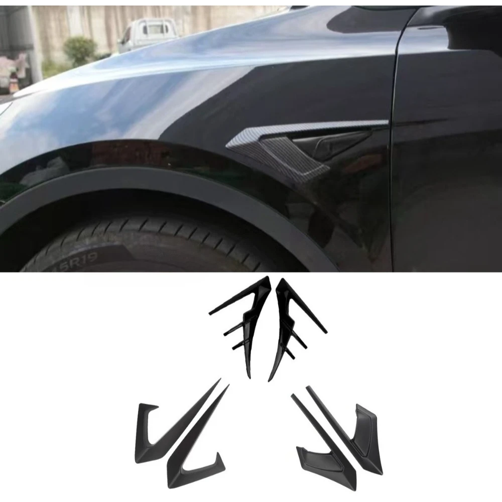 

Fender Side Vent Camera Cover Trim For Tesla Model 3 Y Decoration Exterior Styling Auto Accessories Upgrade Kit Protection Trim