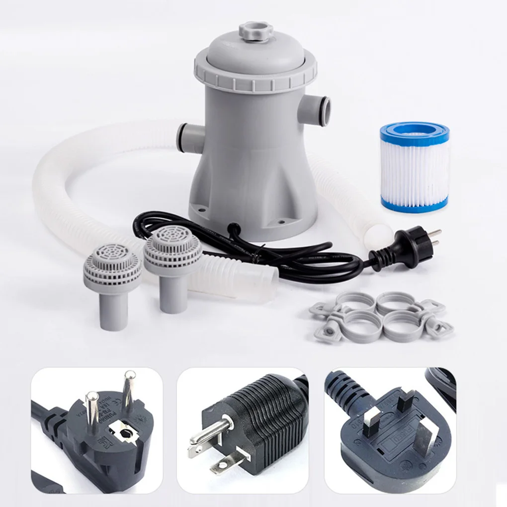 ABS Swimming Pool Circulation Filter Pump, Efficient Impurity Cleaner For Clear Water & Large Filtration Area