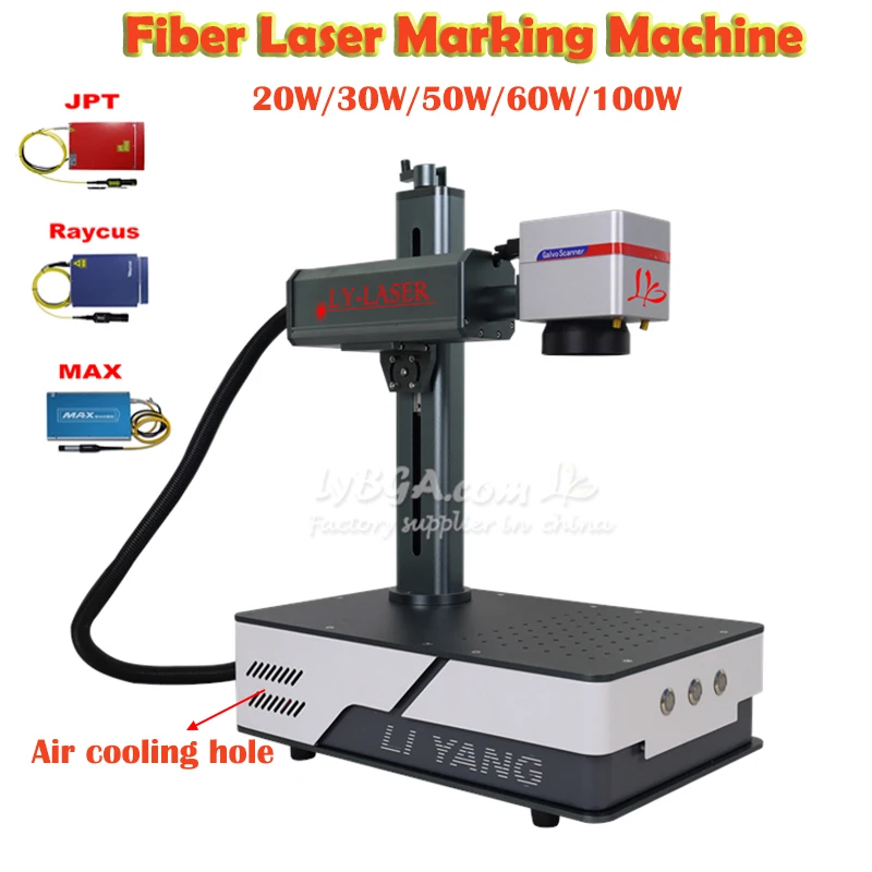 JPT MOPA M7 60W 100W Auto Focus Fiber Laser Marking Machine MAX Raycus 20W 30W 50W Metal Stainless Steel Gold Silver Engraving