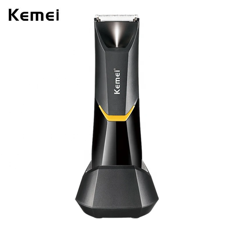 

Kemei Lawn Mower Ceramic Blade Waterproof Clippers Ultimate Hygiene Razor Below The Waist Grooming Electric Groin Hair Trimmer