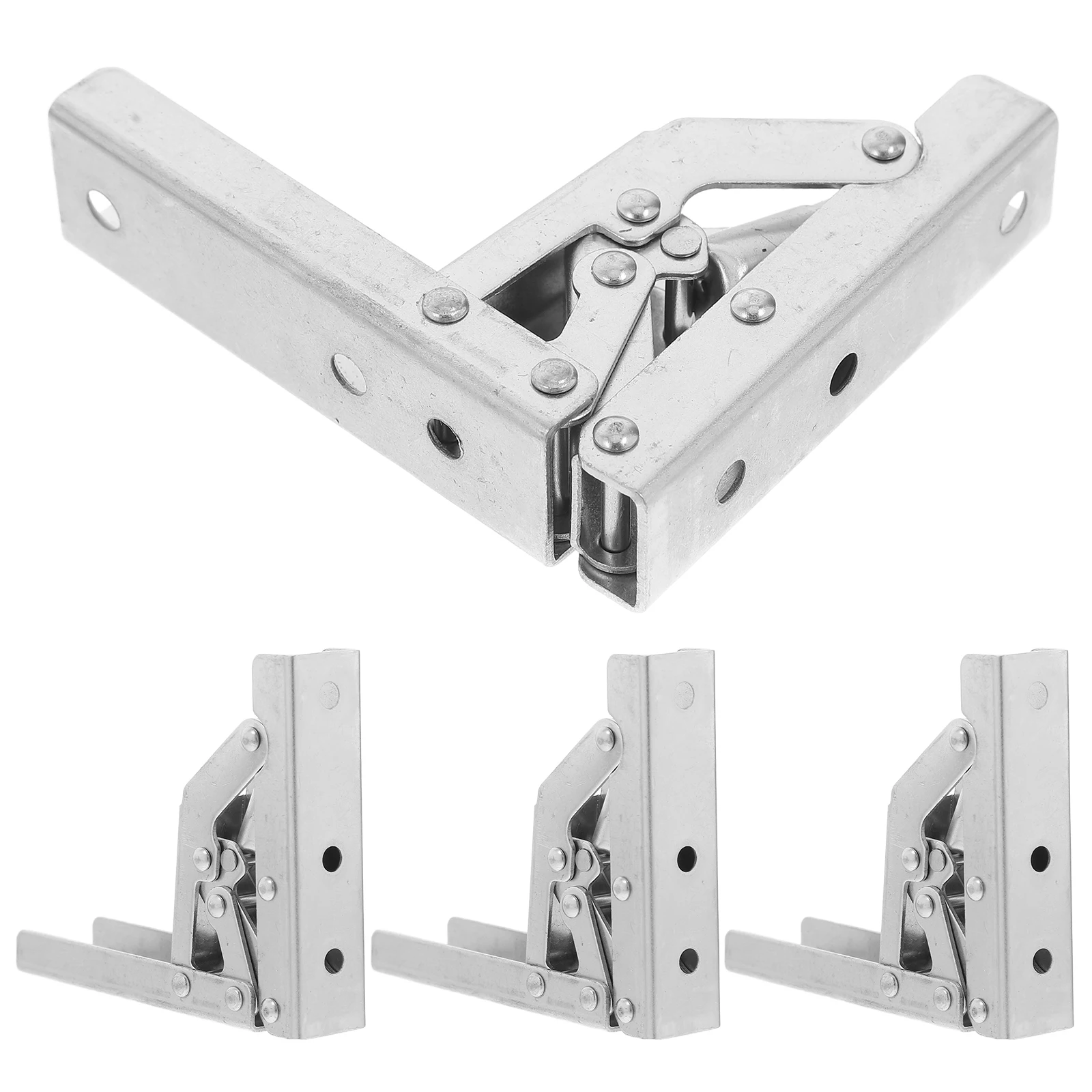 

4PCS Cabinet Door Hinge Heavy Rolled Steel Large Angle Foldable Kitchen Cupboard Hidden Hinges
