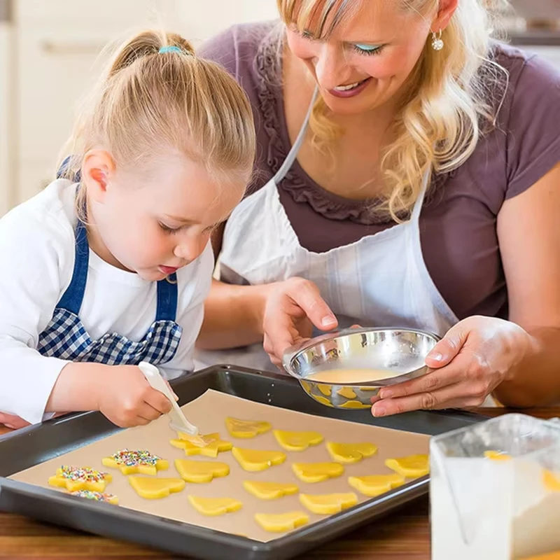 50/100/200PCS Baking Paper Parchment Baking Sheet Oven Air Fryer Grilling Paper Mat Kitchen Rectangle Bread Cake Baking Pads