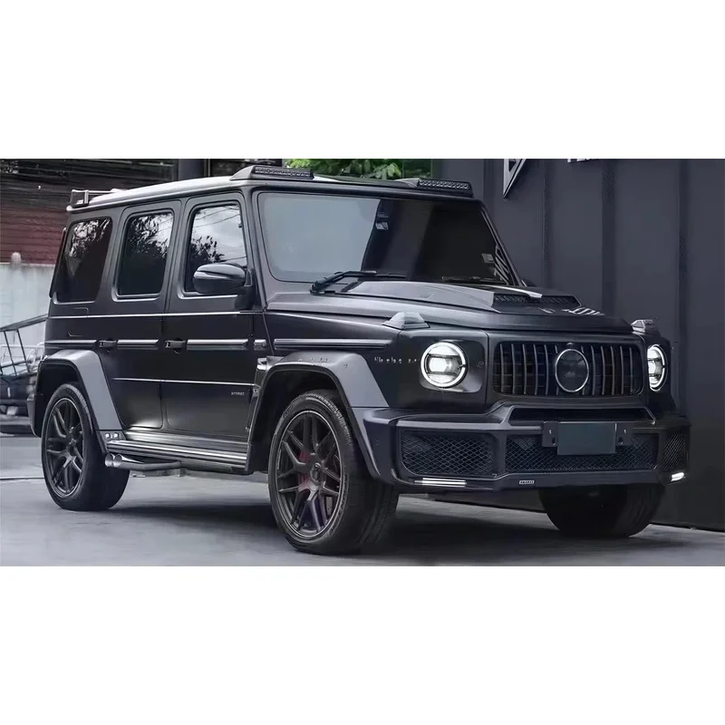 لـ G-class W464 Bodykit 2019+ الترقية إلى BBS Bra-b Style Facelift الجبهة PP الوفير مصبغة الناشر الخلفي #4