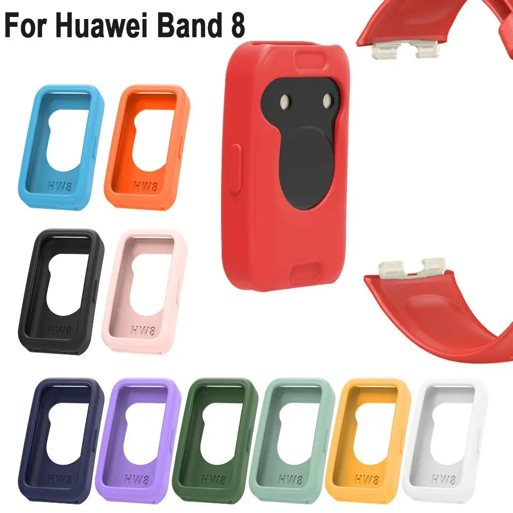 Casing pelindung Anti gores, casing penutup silikon pelindung untuk Huawei Band 8
