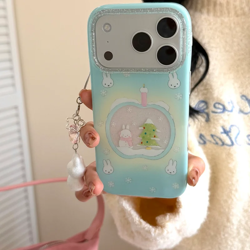 Милый мультяшный рождественски – обзор и цена Cute Cartoon Wrist Strap Silicone Case