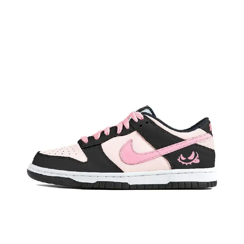 

[На заказ Романтические старые мечты] Nike Dunk Romantic Old Dreams, янтарная амортизация, износостойкие низкие туфли для скейтборда GS Pink