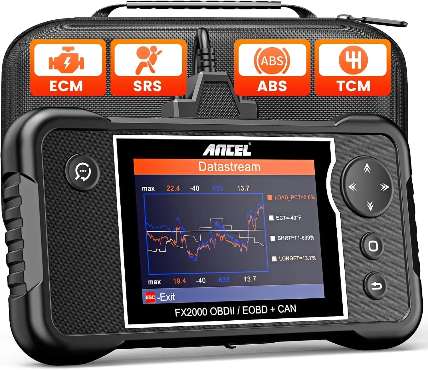 

Free Update ANCEL FX2000 OBD2 Scanner Check Engine ABS SRS Transmission Code Reader Car Automotive Diagnostic Tool Code Reade