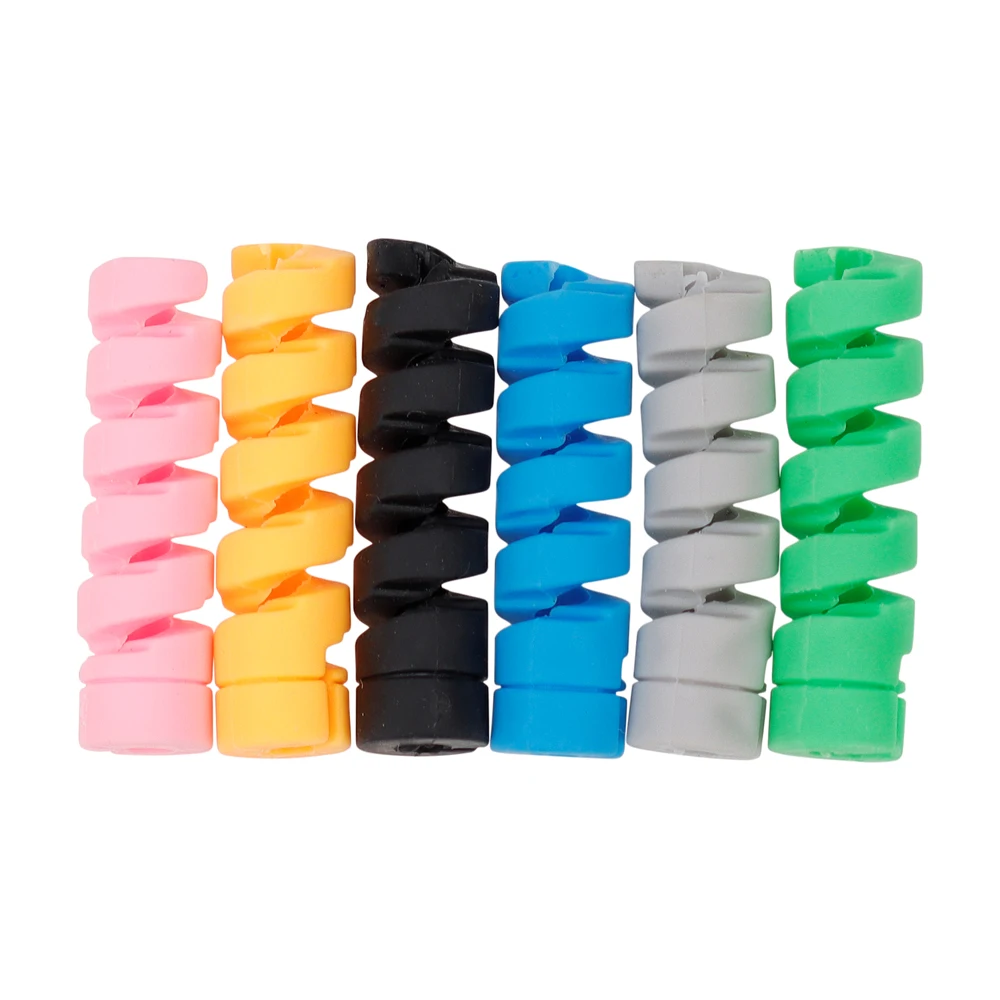

1000pcs Silicone Cable Protector Bobbin Winder Data Line Case Spring Twine for Mobile Phone USB Charge Wire Earphone Cover