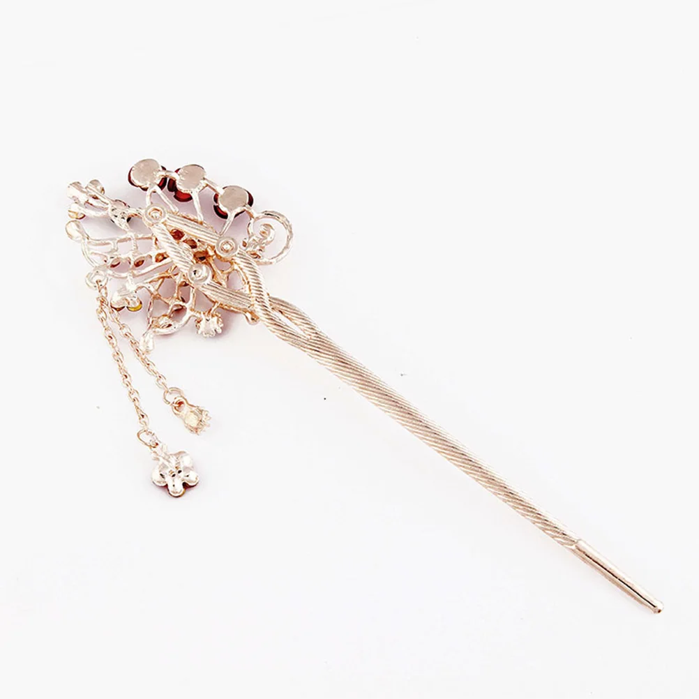 

3 Pcs Wedding Hair Accessories Retro Rose Hairpin Classical Clips Women Sticks Traditional