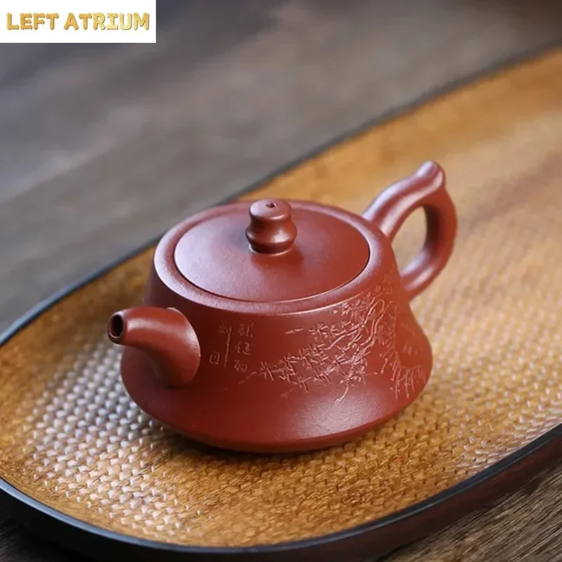 Yixing Purple Clay Tea Pot Master Handmade Beauty Teapot Dahongpao Zisha Filter Teaware Customized Tea Infuser 160ml Classic