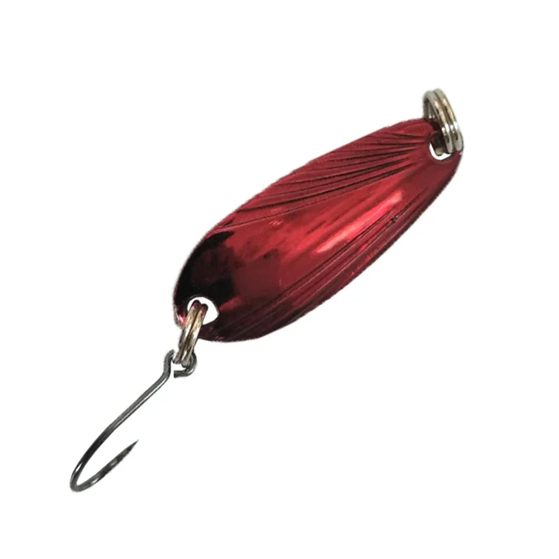 OUTKIT  3.3cm 3.5g artificial spoon lures hard bait spinner bait multicolor 5pcs/lot fishing spoon lure trout lure bass lure