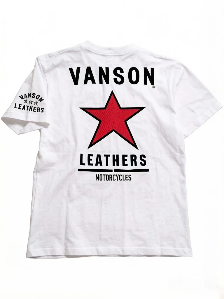 Danqi Yoyo Red Star Motorcycle Pattern Casual Round Neck Cotton Men's and Women's Summer Short Sleeves  T Shirt Mens T-Shirt