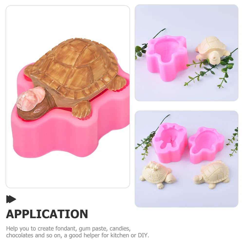 Turtle Silicone Mold Epoxy for DIY Three-dimensional Shape Casting Molds Crafts Making