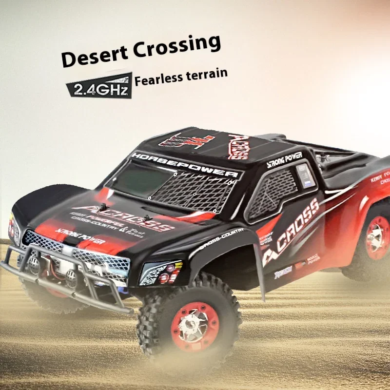 Weili 12423 2.4g Remote-controlled Electric Four-wheel Drive Short Truck 1:12 Full Scale Off-road High-speed Drift Vehicle