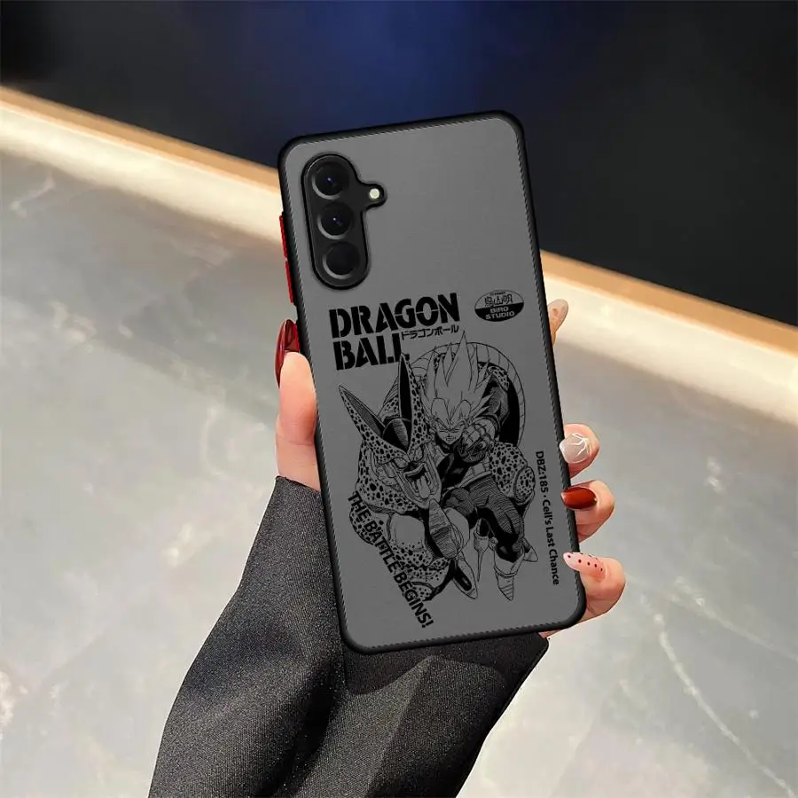 Hülle für Samsung Galaxy A35 A36 A73 A25 A26 A24 A52 A56 A21s A22 A34 A54 A53 Rückseite Handyhülle Dragon Ball Comics Vegeta Gohan