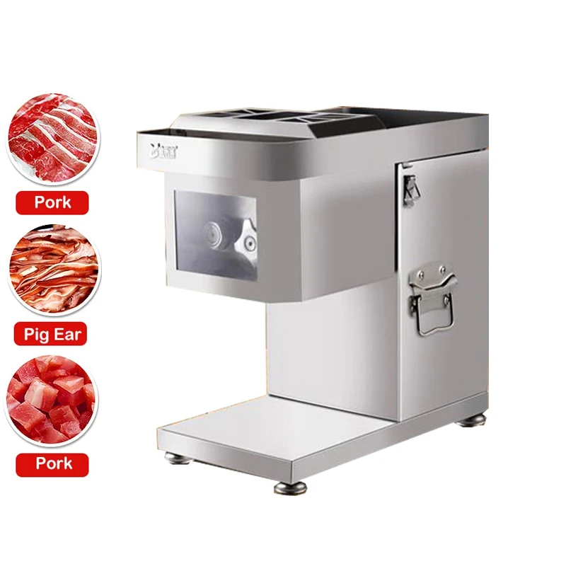 

Commercial Meat Slicer Cube Mincing Machine Stainless Steel Flaky Meat Cutting Machine Electric Vegetable Cutter 220V