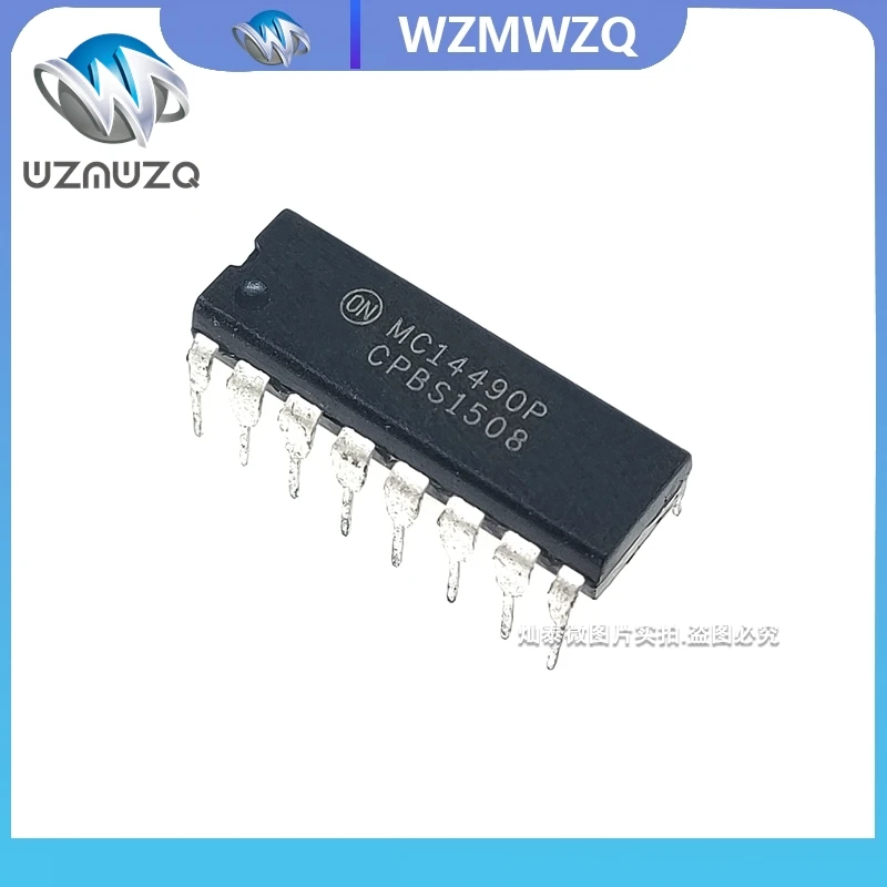 5 قطعة MC14490P DIP-16 MC14490 MC14490PG DIP MC1496BP MC1496 MC145027P MC14584BCP MC1413P MC1413 MC1496P MC14017BCP MC14013BCP