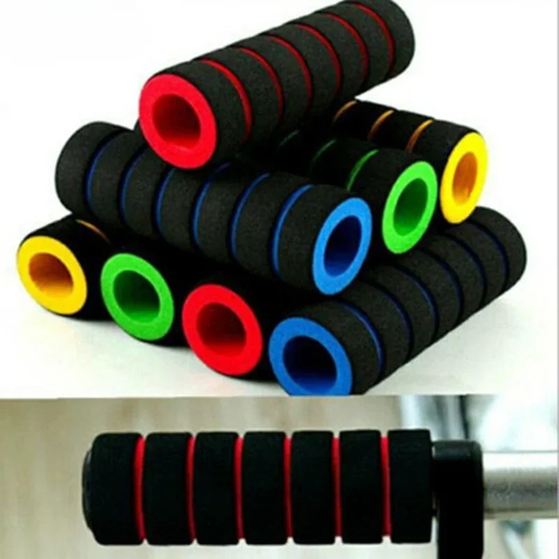 

1 Pair Universal Grip Comfort Sponge Foam Handle Bar Non-slip Soft Handlebar Bicycle Part Motorcycle Dirt Bike E-bike Grip Cover