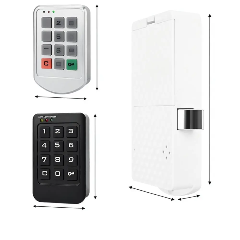 Keyless Electronic Password Lock For Cabinet Storage Locker Gym School Office Desk Drawer Safety Code Entry