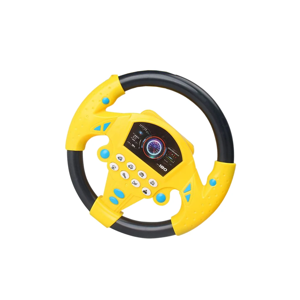 School Children Simulation Steering Wheel Early Learning Educational Electric Interactive Sounding Toy Birthday Gift